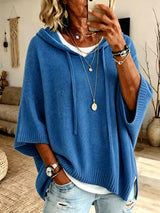 Zoralisse - Kuscheliger Oversize-Hoodie – Blau