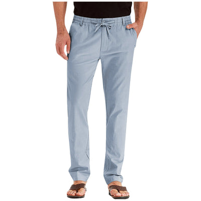 Herren Kordelzug Freizeit Hose | Gerades Bein