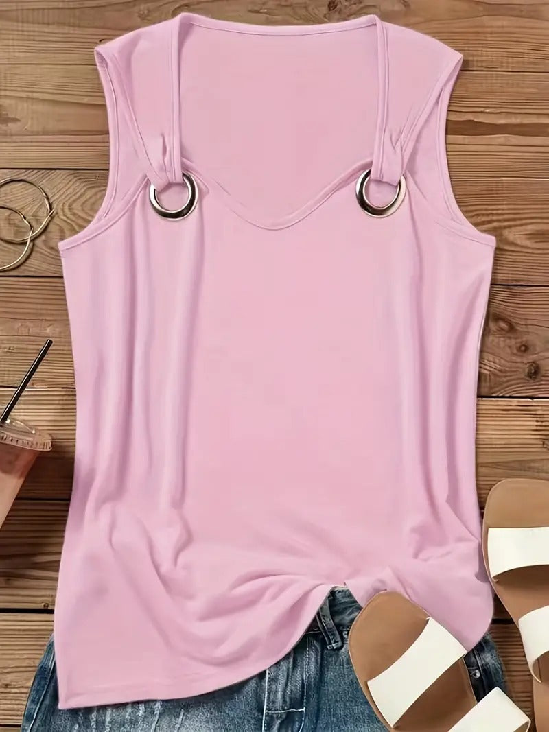 Vivian - Schickes ärmelloses Sommer-Top