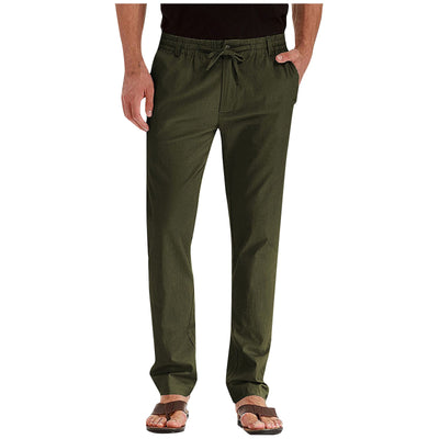 Herren Kordelzug Freizeit Hose | Gerades Bein