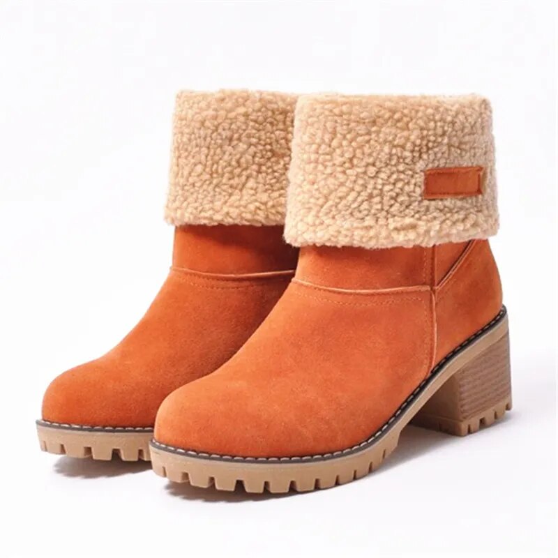 Bequeme Winter Knöchelstiefel mit Wollfutter für Damen | Ideal für das tägliche Tragen