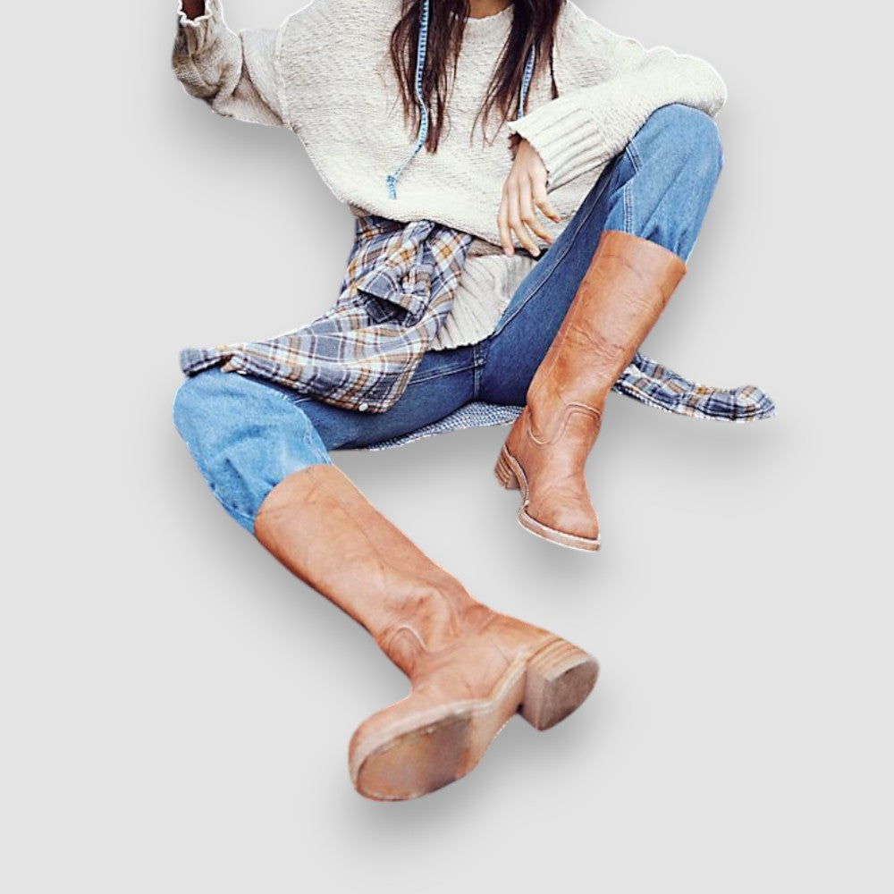 Lior | Leder-Bronco-Stiefel