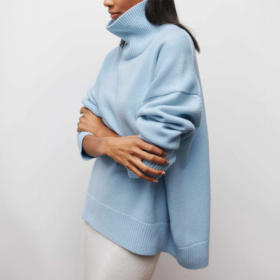Damia™ - Hygge-smarte Rollkragenpullover in Kamel