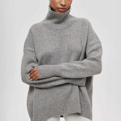 Damia™ - Hygge-smarte Rollkragenpullover in Kamel