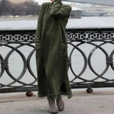 Emma | Oversized Strickkleid Damen lässig & stilvoll – Grün