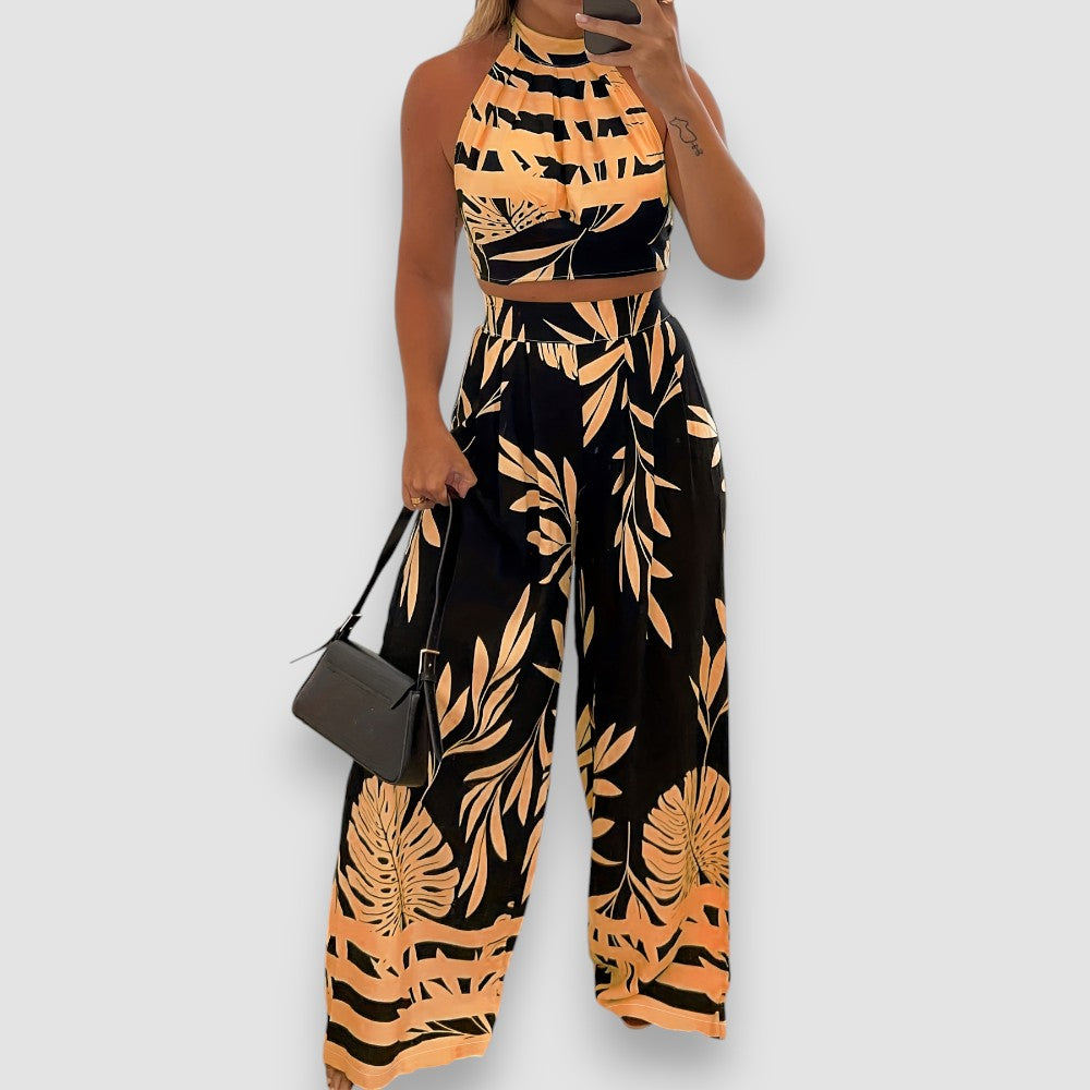 Eline | Tropical Print Zweiteiliges Set