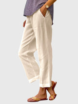 Mila | Elegante Damenhose modern chic – Khaki