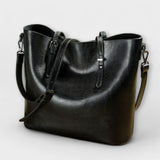 Tavros - Vintage Schultertasche – SCHWARZ