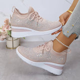 Sophie | Damen-Sneaker funkelnd & stylisch modern – Rosa