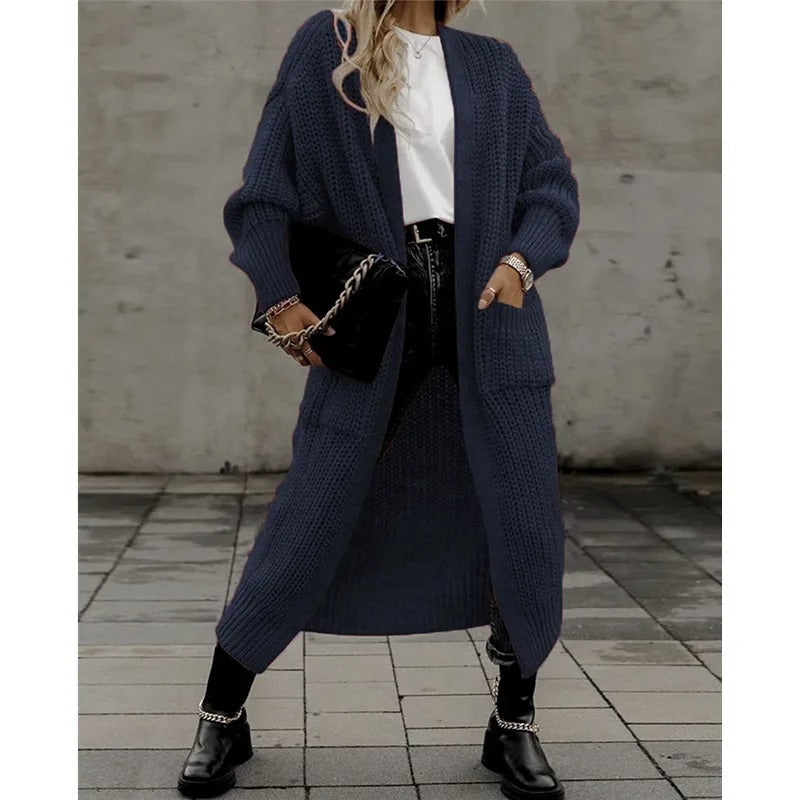 Giana - Bequeme Strickjacke aus Wolle mit praktischen Taschen für Damen