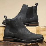 Noah | Orthopädische Chelsea Herrenstiefel Mit Komfortabler Slip-On-Passform – Dunkelgrau