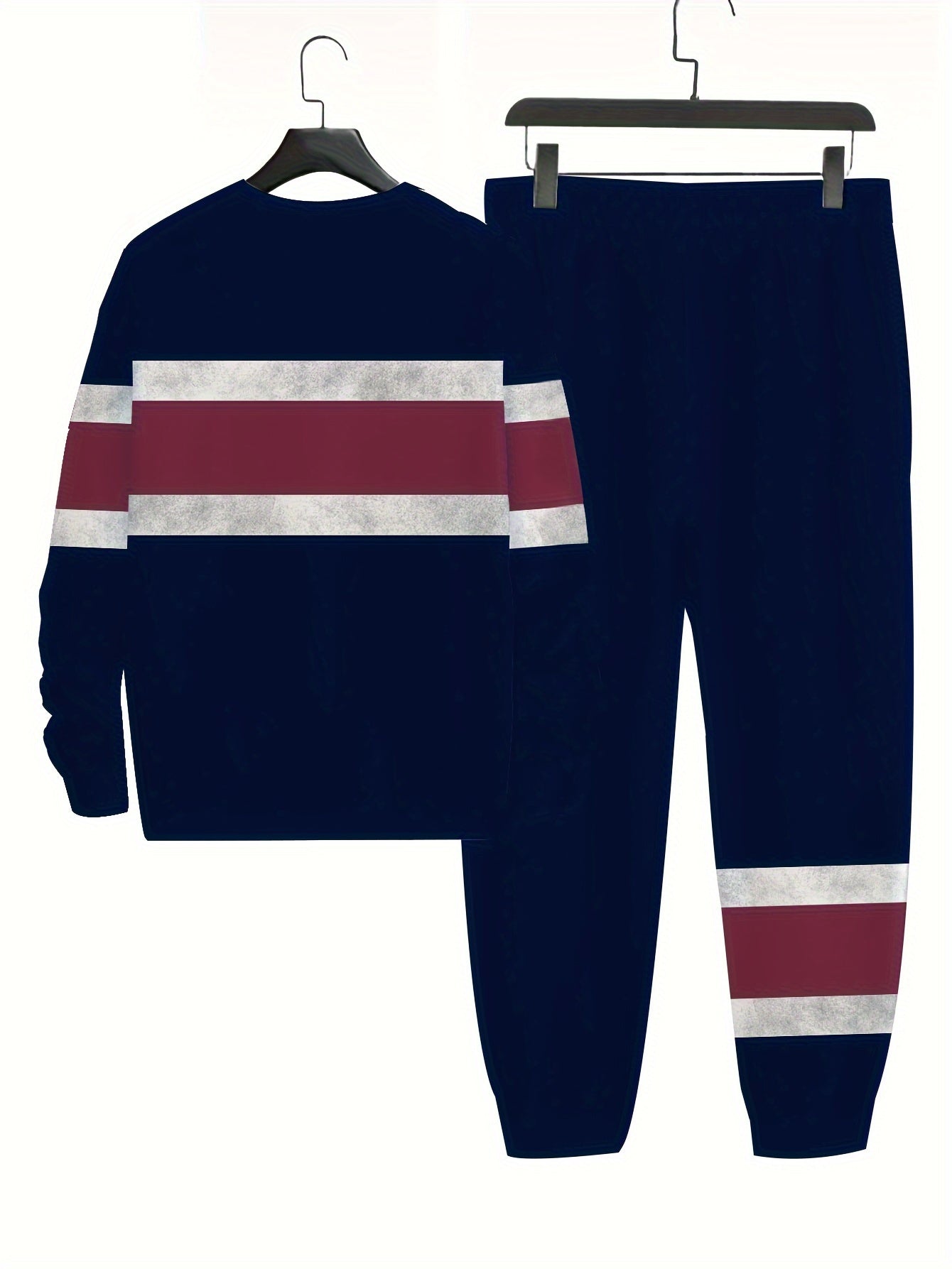 Lässiger Fleecegefütterter Trainingsanzug mit Reissverschluss Langarm Kapuzenpullover und Jogginghose für Herren | Perfekt für Outdoor-Aktivitäten