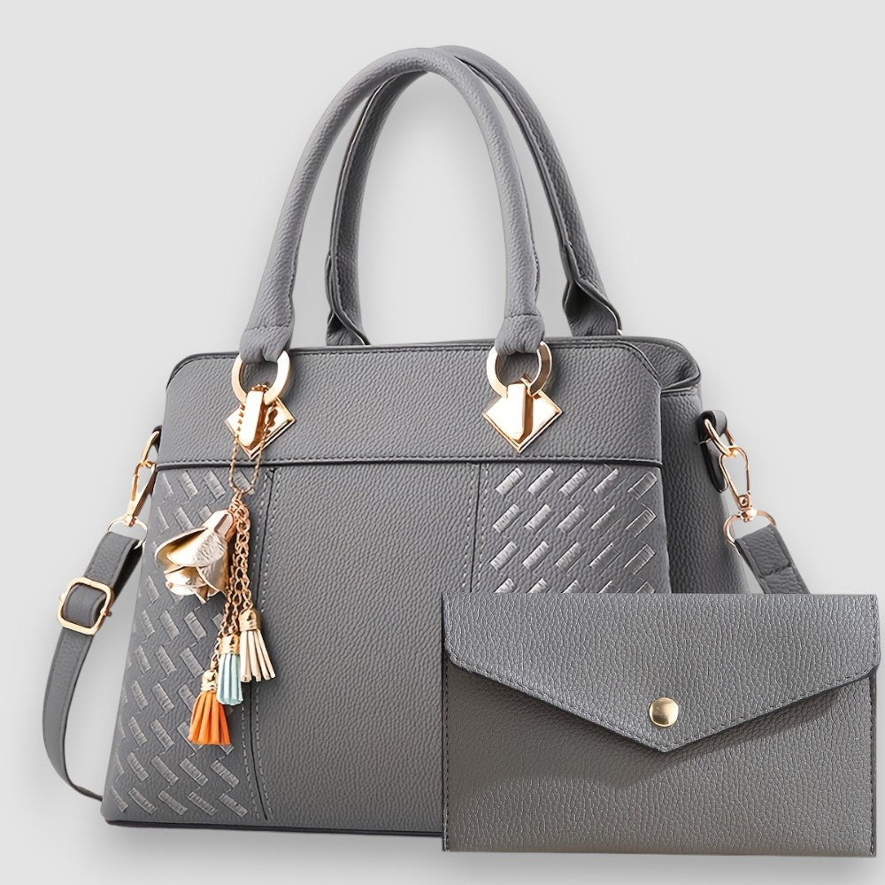 Lucy | Elegante Handtasche mit abnehmbarem Riemen