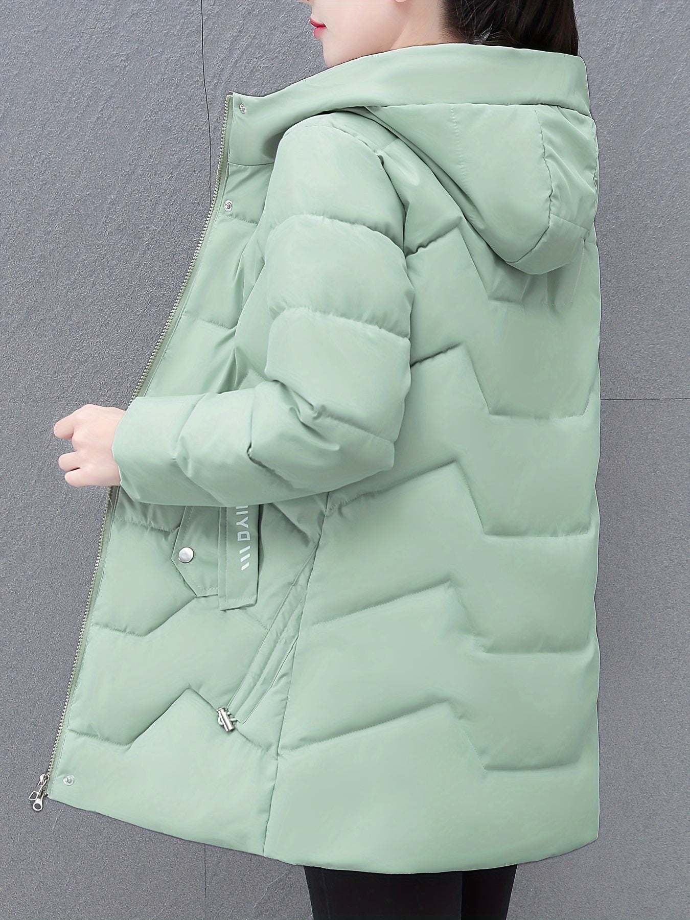 Casual Puffer Wintermantel mit Taschen für Damen | Ideal für den Winter