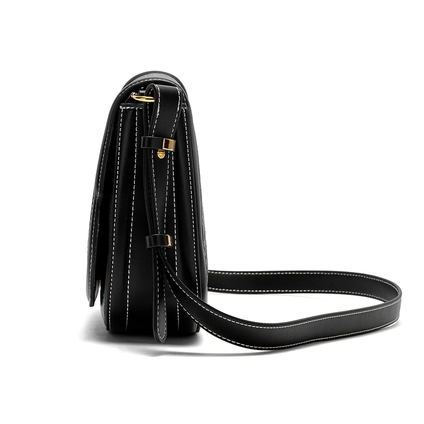 Helviora® | Geprägte Umhängetasche in Sattelform