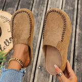 Mariselle | Damen Slip-On Loafers – Braun