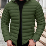 Edvald | Herren Leichte Steppjacke Winterjacke – Grün