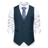 Alexander | Elegante und Klassische Herren Formalweste – Dunkelblau