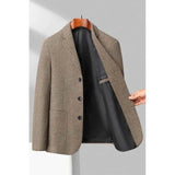 Einreihiger Blazer Herren – Braun