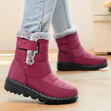 Eldborg | Damen Winterstiefel Wasserdicht Warm – Rot
