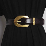 Elegante Gürtel Damen – Dunkelbraun