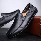 Elegante Herren Slip-On Loafer – Schwarz