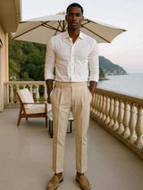 Elegante Hose Herren – Beige