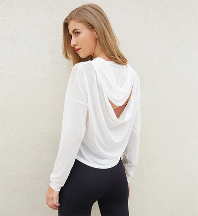 Sophie | Luftiges Sport-Hoodie mit Mesh-Design