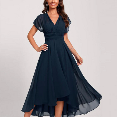 Elegantes Marineblaues Partykleid