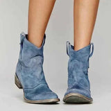 Elegante Stiefeletten Damen – Hellblau