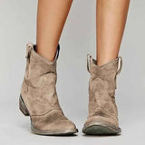 Elegante Stiefeletten Damen – Khaki