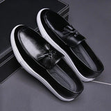 Elegante Tassel Loafer Herren – Schwarz