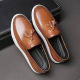 Elegante Tassel Loafer Herren – Braun