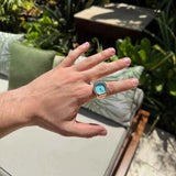 Elegante Touch Ringuhr – Rosa - Blau