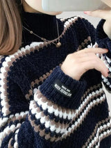 Anna | This Winterpullover Damen mit modernem Schnitt – Blau