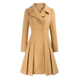 Eleganter Wintermantel – Khaki
