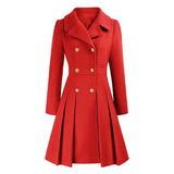 Eleganter Wintermantel – Rot