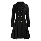Eleganter Wintermantel – Schwarz