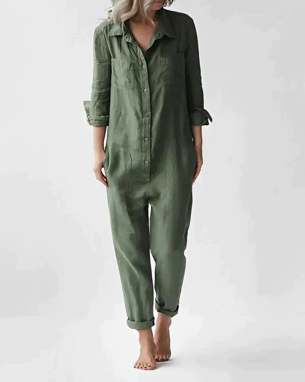 Emma - Grüner Jumpsuit