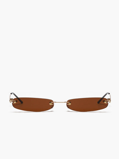 Ava | Minimalistische Randlose Sonnenbrille