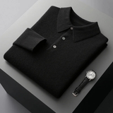 Emil | Herren Pullover Langarm für Freizeit – Schwarz