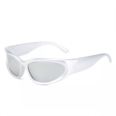 Damen Modisch Ovale Sonnenbrille | Umschließend