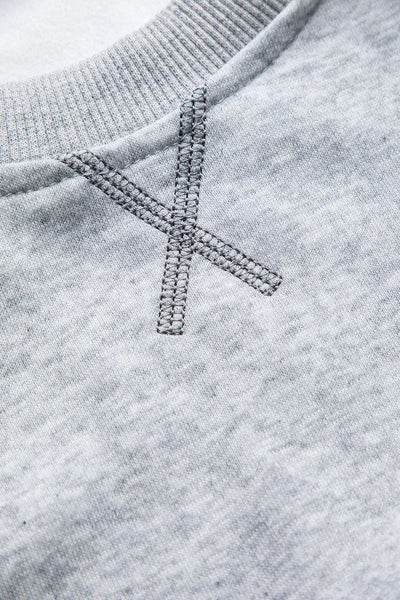 Elsa | Zweiteiliges Sweat-Set mit karierten Details