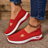 Noa | Damen Relax Fit Schuhe – Komfort Schuhe Weite Passform Alltag 2026 – Rot