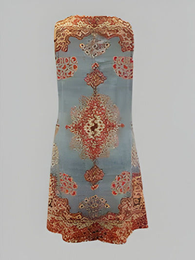 Janiyah | Grafisches Kleid mit Schlüssellochausschnitt