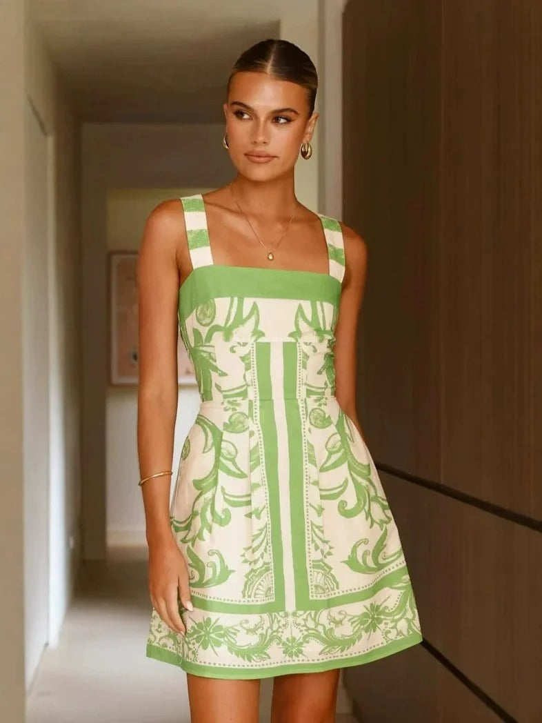 Samira - Bedrucktes Sommerkleid für Frauen