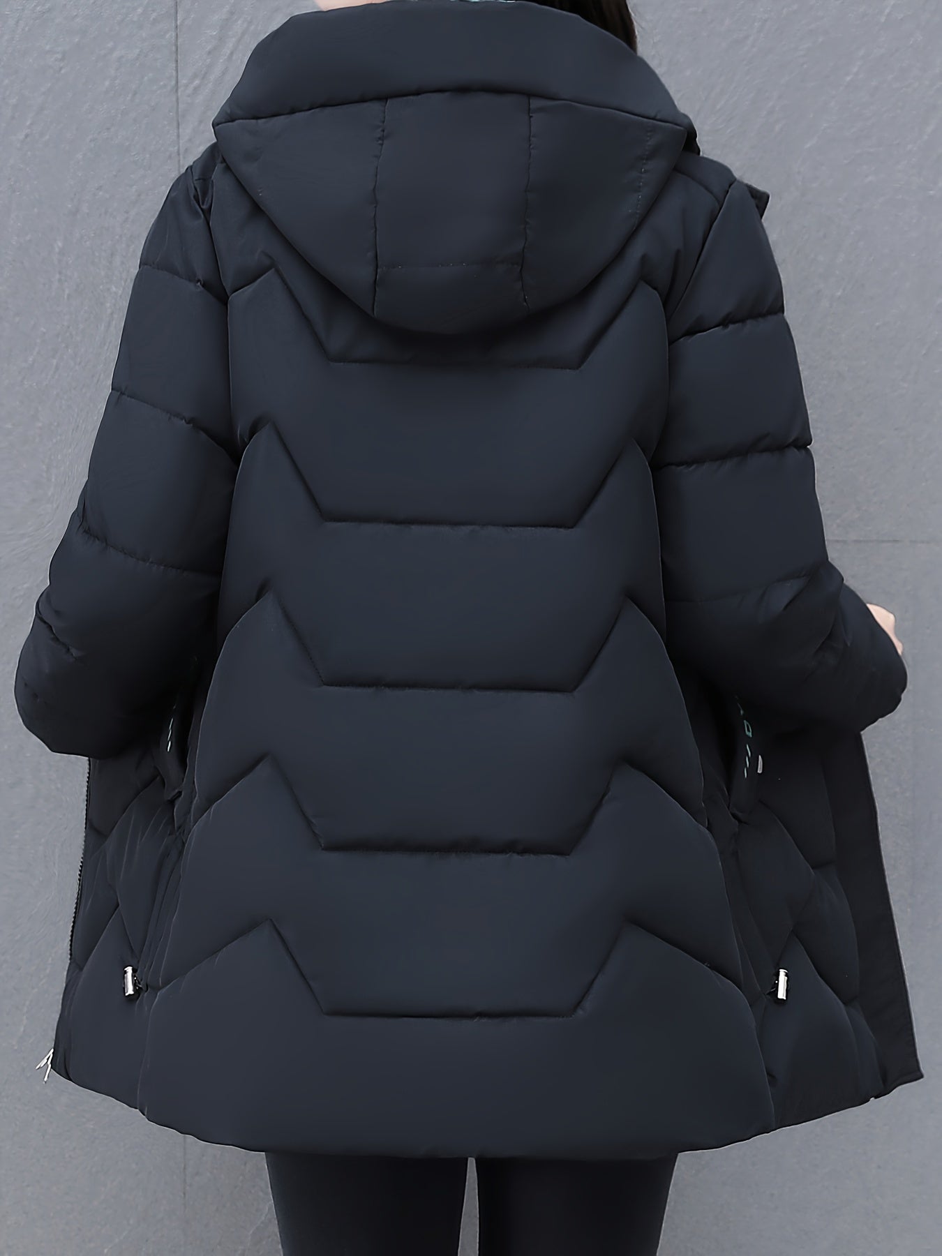 Casual Puffer Wintermantel mit Taschen für Damen | Ideal für den Winter