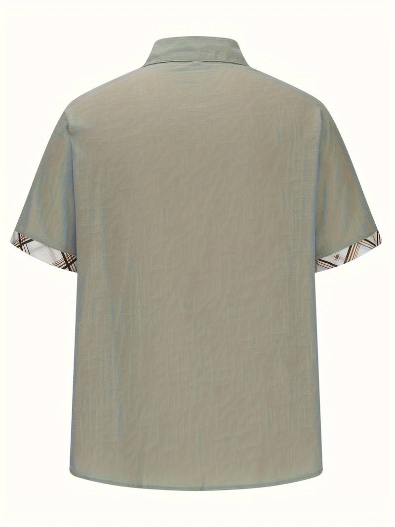 Michael - Stilvolles Trachtenhemd mit kariertem Grafikdruck