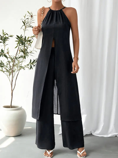 Eirini - Eleganter ärmelloser Zweiteiliger Satz