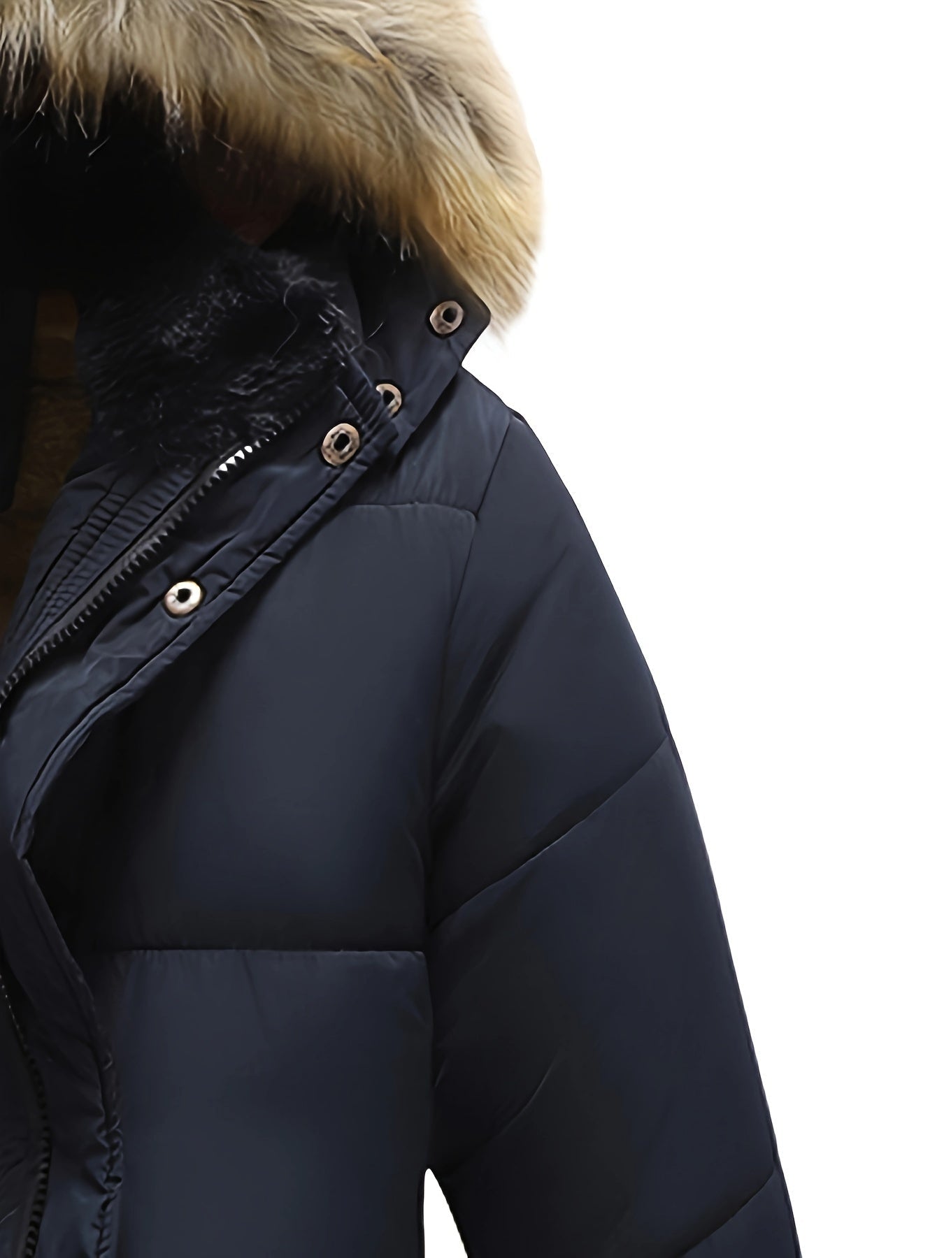 Lässiger Kapuzen-Polyester Wintermantel mit Fleecefutter für Herren | Ideal für den Winter